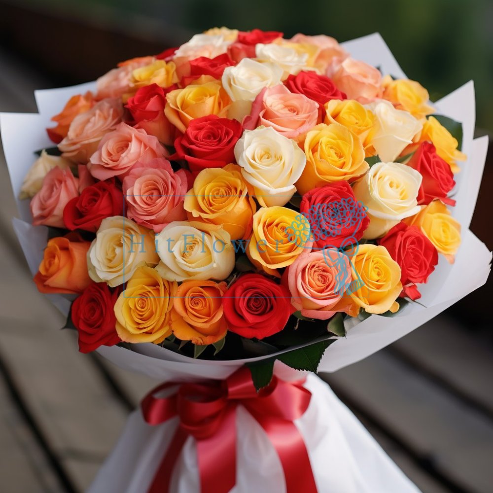 Букет Радость Букет роз Радость